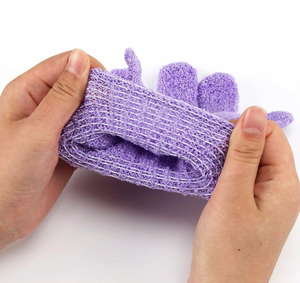 Guanti Esfolianti per il Bagno, Spazzole per Doccia, Spugne Massaggianti per il Corpo, Rimuovi Pelle Morta, Schiuma SPA - Product Image 4