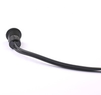Mini klaxon à verrouillage 16mm bouton poussoir personnalisable industriel 12v interrupteur Dpdt avec gradateur Marine