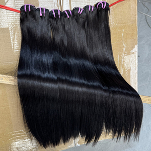 100% Cheveux Humains Vierges Vietnamiens Lisses Naturels, Paquets à Double Trame, Sans Nœuds, Sans Perte - Product Image 2