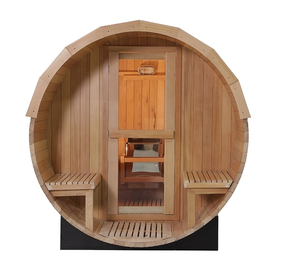 Vente en gros Sauna extérieur 4-6 personnes <span class=keywords><strong>Canada</strong></span> en pruche Sauna baril de vapeur sec et humide - Product Image 2