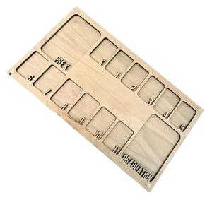 Wooden School Year Photo <b>Frame</b> Rectangular Embossing Printing Handmade Preschool To Graduation Photo Display - Product Image 5