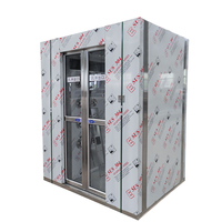 Nouvelle cabine de douche à air en acier inoxydable 304 pour l'élimination des poussières industrielles, avec induction automatique, capacité 1 personne, pour atelier