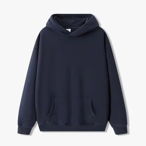 เสื้อฮู้ดแขนยาวผ้าฝ้าย100% สำหรับผู้ชายไซส์ใหญ่พิเศษ - Product Image 4