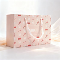 Sacs cadeaux en carton écologiques de luxe, exquis, de petite, moyenne et grande taille, pour boutique, sacs en papier blanc pour vêtements