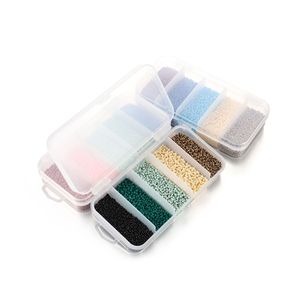ลูกปัดเม็ดเล็ก 2 มม. หลายสี แพ็คแบบคละสี สำหรับทำสร้อยข้อมือ สร้อยคอ เครื่องประดับ DIY อุปกรณ์งานฝีมือ - Product Image 4