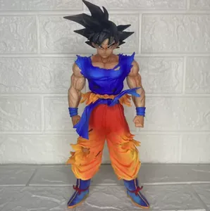 Lot de 2 figurines Dragon Ball Z - Collection Anime - Modèle PVC - Statuette Son <span class=keywords><strong>Goku</strong></span> et Vegeta - Jouet de dessin animé - 33/30cm - Product Image 4