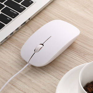Chuột máy tính xách tay siêu mỏng, nhỏ gọn, tiện dụng, có dây, USB, quang học, bán buôn - Product Image 5