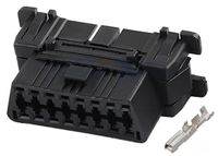 Connecteur Supersealed Blanc 16 Broches 179631-2 / 179631-1 pour Faisceau de Câblage Automobile, Prise et Fiche de Diagnostic Auto pour Terminal