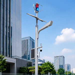 Farola Inteligente Híbrida Solar y Eólica 5G de 60W con Pantalla de Monitoreo para Exteriores y Carreteras Urbanas - Product Image 1