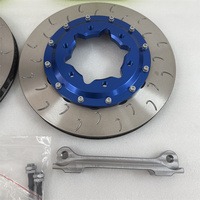 Jekit Fluorescent Yellow 5200 Caliper 330*28mm Disc Blue Center untuk Nissan Patrol Gr Y61 Tahun 2005