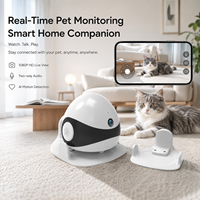 Caméra d'intérieur ODM pour animaux de compagnie avec vidéo HD, contrôle par application et fonction de conversation vocale, visionnage à distance pour chiens et chats à usage domestique