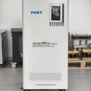 100 kVA, 3 phases, tension SVC, modèle TNS, sortie cuivre, 380 V, 50 Hz, 60 Hz, écran LCD - Product Image 1