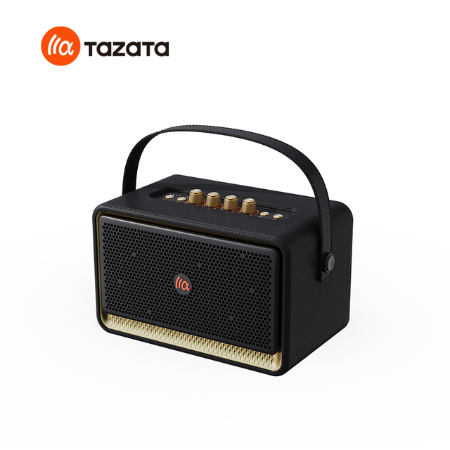 60W Bluetooth Karaoke Speaker: Mic & Guitar Inputs, Bass Boost, 19 - Hour Playtime
