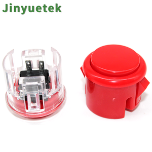 Accessori <span class=keywords><strong>per</strong></span> Macchine da Gioco Arcade: Pulsante Momentaneo Trasparente da 30mm 5/12V, Prezzo Basso, Personalizzabile, Durevole, Prodotto da JY Factory - Product Image 3