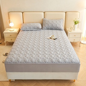 Colchón de <span class=keywords><strong>cama</strong></span> individual <span class=keywords><strong>impermeable</strong></span> al por mayor, Funda de colchón <span class=keywords><strong>impermeable</strong></span> de alta calidad acolchada - Product Image 3