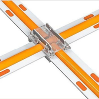 Connecteurs de fil en cristal pour mini-bandes LED COB, connexion 2 broches 3 broches, sans soudure, sans joint, pour bande LED 8 mm