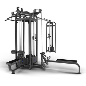 DGZ7001 Máquina de Gimnasio Multifuncional para <span class=keywords><strong>Fitness</strong></span>, Equipo de Ejercicio de 5 Estaciones con Carga de Pesas, Máquina de Gimnasio Tipo Jungle Gym de 5 Torres - Product Image 4