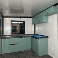 Maison conteneur extensible HUAYING de 40 pieds avec caractéristiques coupe-vent et imperméables pour projets hôteliers, commerciaux et résidentiels