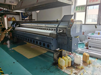Imprimante à solvant Allwin Konica 512I d'occasion pour bannières flexibles, imprimante Allwin C8-512I avec tête d'impression Konica 512I/30pl, imprimante 3,2 m