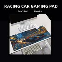 Tapis de souris ergonomique en caoutchouc antidérapant pour PC Gaming, design voiture de course stylé, 400x900mm, idéal pour ordinateur portable et bureau, prix usine