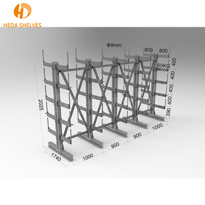 Công nghiệp lưu trữ vật liệu kho <span class=keywords><strong>cantilever</strong></span> Kệ tấm kim loại gỗ lưu trữ giá <span class=keywords><strong>cantilever</strong></span> kệ - Product Image 4
