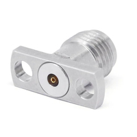 Conector RF Raynool de Montaje en Brida de 50 Ohmios DC~40GHz, Hembra de 2.92mm, 2 Orificios, Conector RF Reemplazable en Campo
