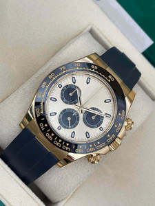 2025 Best-Selling Casual <b>Watch</b> Trendy High-End Player Panda Dial Ceramic Bezel Chronograph Wristwatch - Product Image 2