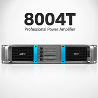 Amplificateur de puissance professionnel 800W 4 canaux classe H pour karaoké, DJ, enceintes PA et système de sonorisation des basses