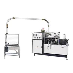 Máquina de fazer copos de papel para chá e café, manual de alta velocidade, Coreia, China, preço automático