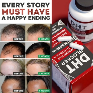 <span class=keywords><strong>Bloqueador</strong></span> de DHT OEM, Fórmula Avanzada para el Crecimiento del Cabello, 60 Cápsulas Vegetarianas con Biotina 5000 MCG y Saw Palmetto - Product Image 4