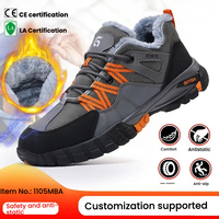 Chaussures de sécurité antistatiques personnalisées pour hommes, légères, avec embout en acier, anti-perforation, baskets de travail, fabrication directe OEM ODM
