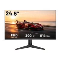 Moniteur d'ordinateur 24,5 pouces 200 Hz 1920*1080, temps de réponse de 1 ms, moniteur de jeu LED sans cadre pour PC