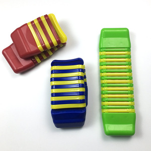 Juguete de sonido de trinquete de serpiente ondulada, instrumento de percusión Orff para niños, sonajero de plástico con forma de oruga, venta al por mayor - Product Image 1