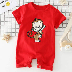 Vêtements pour bébés en gros, tissu en coton biologique tricoté, barboteuses pour nouveau-nés - Product Image 3