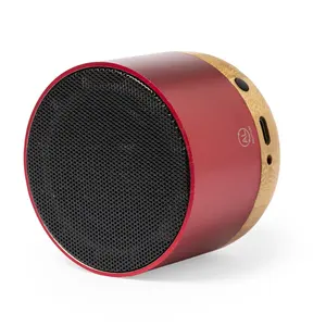 Altoparlante in Bambù e Alluminio Riciclato, Gadget Sostenibili - Product Image 2