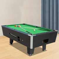 Table de Billard à Monnayeur en MDF, 7 ou 8 Pieds, pour Usage Commercial, Vente en Gros Économique avec Fente