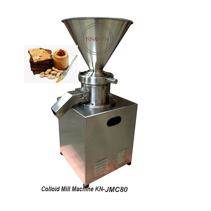 JMC80 Peanut Coconut Sesame Grinding Machine Tomato Colloid Mill Paste Jam Butter Maker Chili Crushing Maker