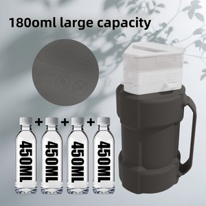 Bouteille d'eau en silicone de qualité alimentaire grande capacité pour sports de plein air, avec ouverture directe et anti-fuite, idéale pour le cyclisme et les voyages des jeunes - Product Image 4