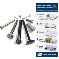 Kit de Surtido de Fijaciones Especiales Mecanizadas por CNC Personalizadas: Tornillos de Hombro, Tornillos en T, Tornillos de Mariposa con Servicio de Ensamblaje Integral