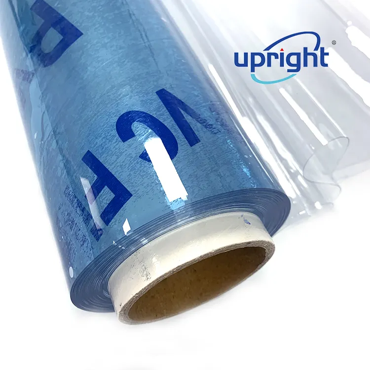 Upright High Quality Flexible Sheet Super Clear Transparent Plastic Pvc Roll Mattress Packing Film