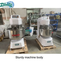 Nueva Mezcladora Espiral de Masa Comercial de Alta Resistencia de 50 kg, de Acero Inoxidable, Automática, para Panadería, Amasadora de Harina, con Correa de Alto Torque
