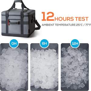 Échantillon gratuit : Sac isotherme portable grande capacité pour pique-niques et camping, sac à dos isotherme avec bandoulière - Product Image 3