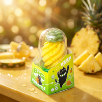 Es Krim Rasa Nanas PoPI CAT, Cangkir Bertema Musim Panas yang Lucu dan Kreatif, Camilan Tropis yang Menyenangkan, Camilan untuk Anak-Anak, Keluarga, Liburan, Pesta, Acara