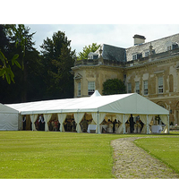 Chapiteau blanc personnalisé Grande Tente Tente d'événement extérieur Tentes de fête extensibles pour événement de mariage pour événements d'extérieur