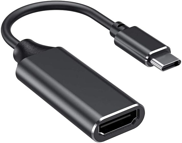 USB Type-C to HDMI Adapter [Thunderbolt 3], Compatible with MacBook, Galaxy, Dell XPS, Pixelbook, Microsoft and More