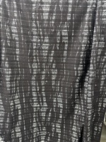 Tissu léger en dentelle brûlée à motif composite, tissu en dentelle gothique foncé pour abayas, robes, manteaux, pantalons et vêtements de mode