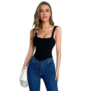 Femmes poitrine liant taille Cincher noir maille et volants bretelles soutien-gorge <span class=keywords><strong>moulant</strong></span> Patchwork Shapewear Corset <span class=keywords><strong>Bustier</strong></span> haut - Product Image 5