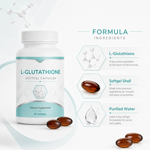 Oferta Especial: L-glutatión Liposomal Original Reducido, Antioxidante, Blanqueador, Alto en Proteínas, Sin Gluten, Orgánico, 60 Cápsulas Blandas - Product Image 3
