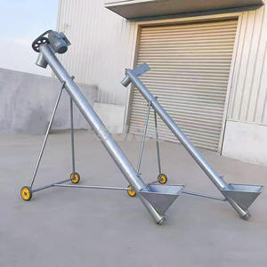 Transportador de Tornillo Tubular Motorizado, Diseño Inclinado Resistente a la Corrosión, Ideal para el Manejo de Granos, Polvo y Minerales - Product Image 4