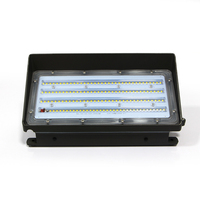 Lampe murale LED extérieure carrée en aluminium étanche IP65 40W/60W/100W, alimentation CA